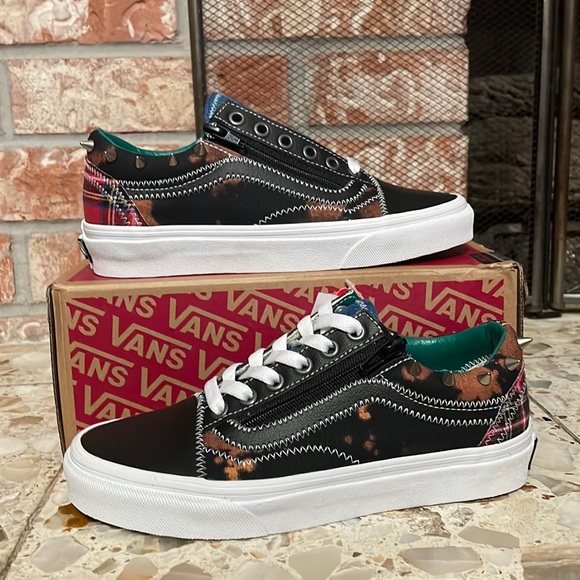 Vans Shoes - Vans Old Skool Zip Tartan Daze Multiciddye